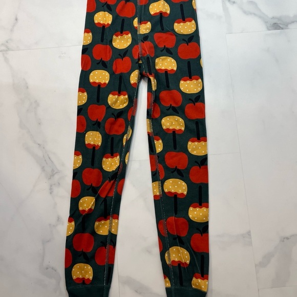 Hanna Andersson Kids Pajama Bottoms - Red and Yellow Apples - Picture 1 of 3